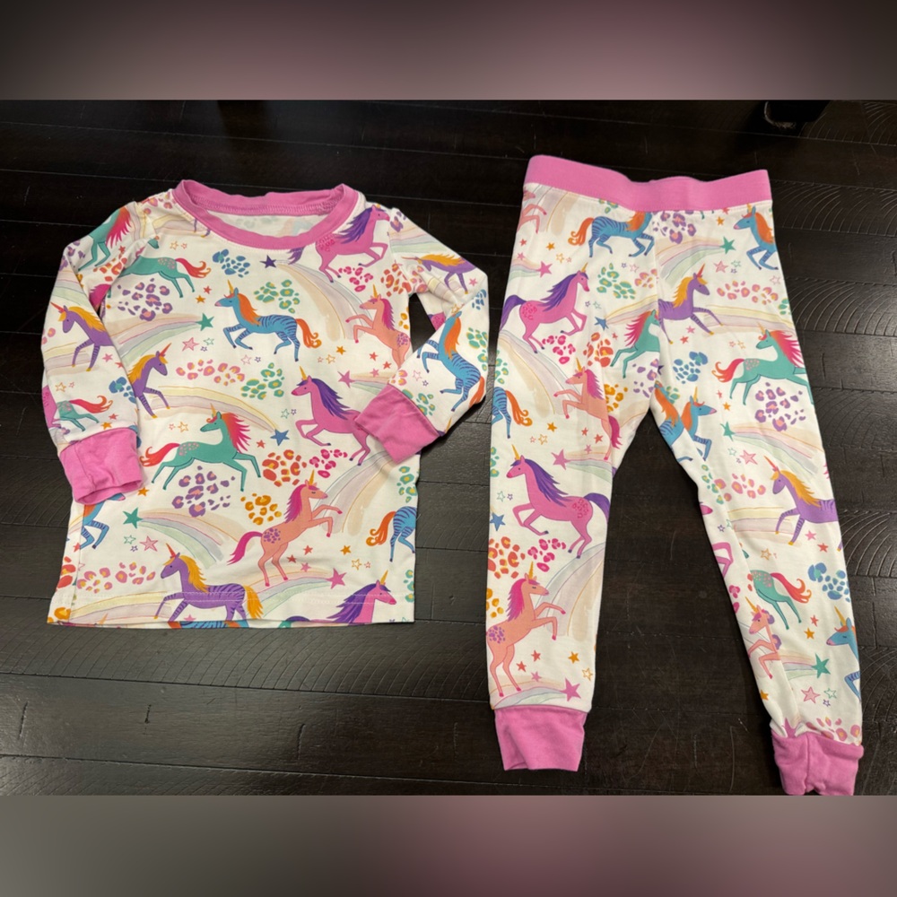 Little Sleepies Unicorn Magic 12-18 months 2-piece pjs